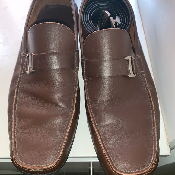 Salvatore Ferragamo Men’s Loafers 11 with Belt 36 main image 4